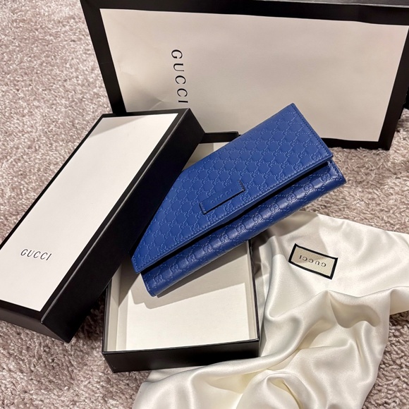 Gucci Microguccissima Continental Leather Flat Wallet - Picture 6 of 6